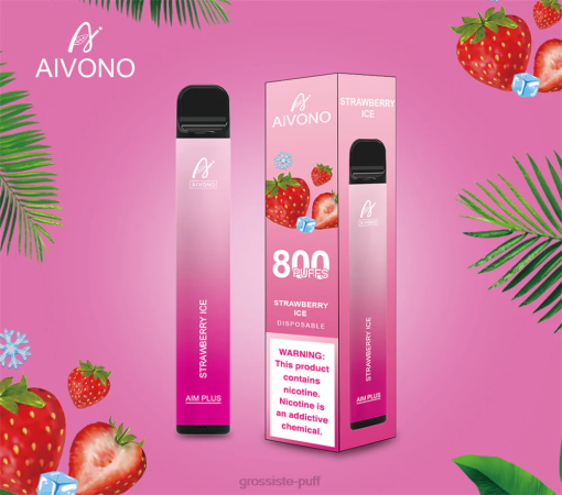 Aivono AIM PLUS 800 Strawberry Ice TLF20193