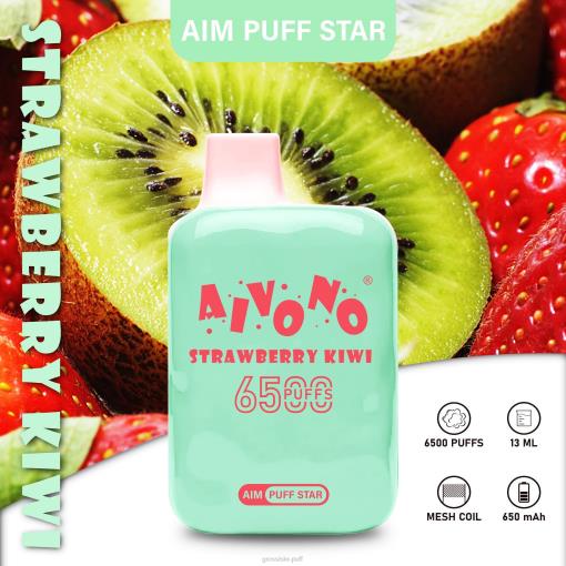 Aivono AIM PUFF STAR 6500 Strawberry Kiwi TLF20294