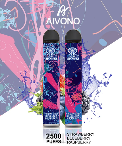 Aivono AIM SNAKE 2500 Strawberry Blueberry Raspberry TLF20318