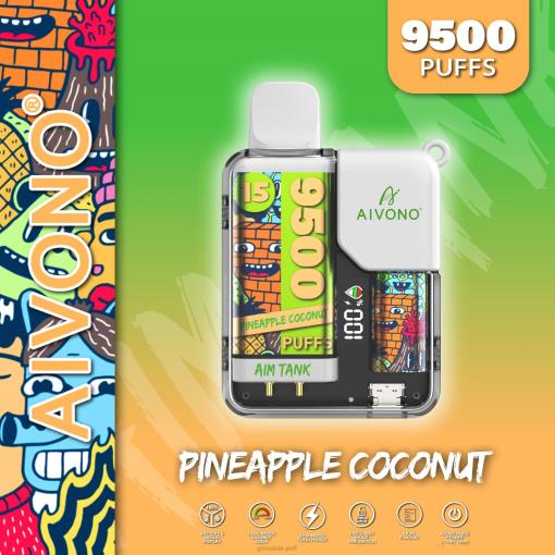 Aivono AIM TANK 9500 Pineapple Coconut TLF2040 Aivono AIM TANK 9500 Pineapple Coconut TLF2040