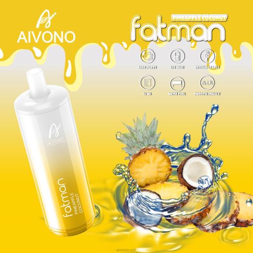 Aivono FATMAN 6800 Pineapple Coconut TLF2029 Aivono FATMAN 6800 Pineapple Coconut TLF2029