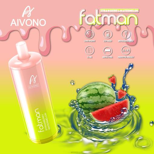 Aivono FATMAN 6800 Strawberry Watermelon TLF2030