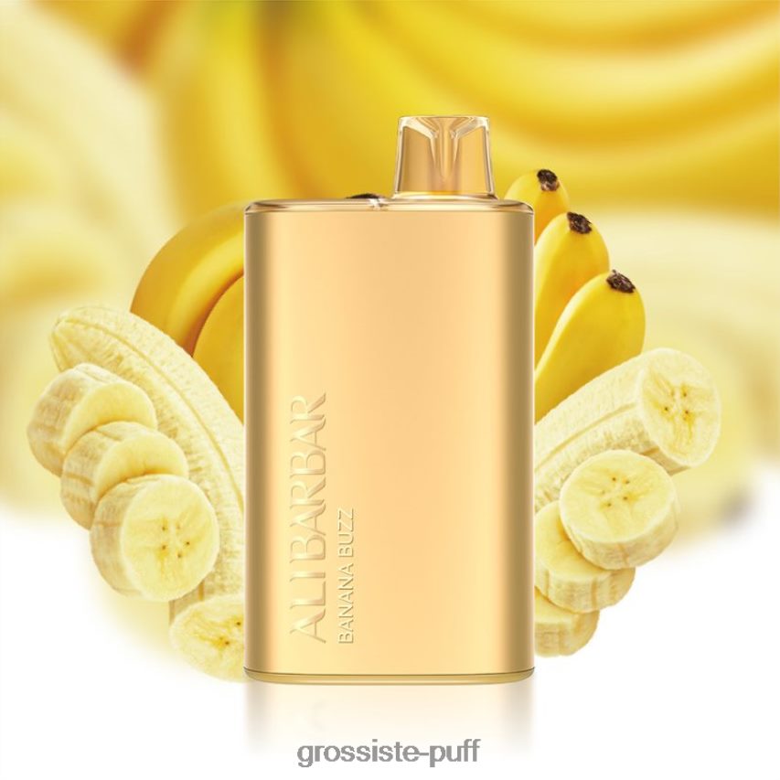 Alibarbar Rich 8000 Disposable Vape Banana Buzz Z064222