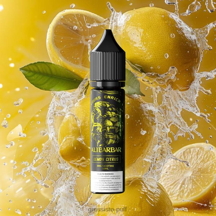 Alibarbar Hookah Onyx Dock Lemon citrus 6RJ88108