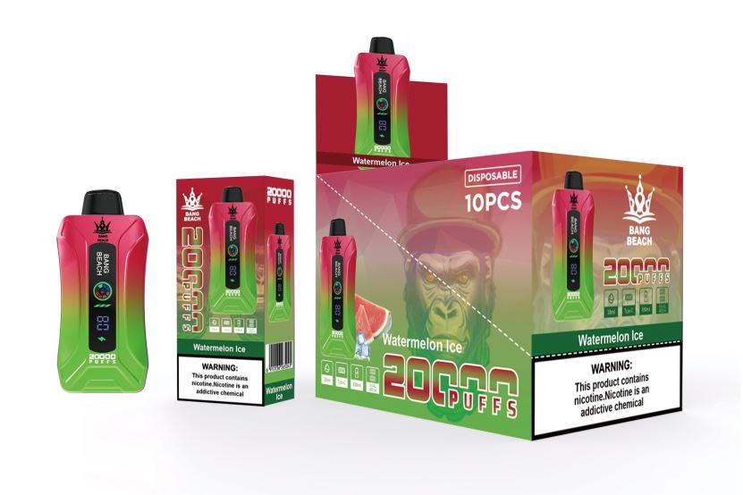 Bang Beach 20000 Puffs Smart Screen Vape Watermelon Ice L6HJ667