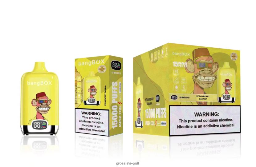 Bang Box 15000 Puffs Strawberry Banana L6HJ6643