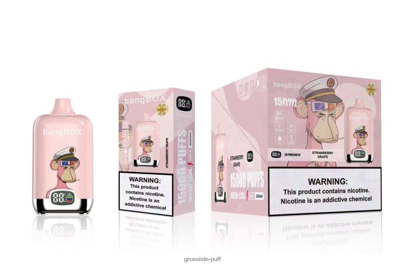 Bang Box 15000 Puffs Strawberry Grape L6HJ6644