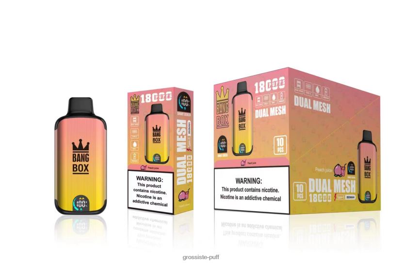 Bang Box 18000 puffs Peach Juice L6HJ6691