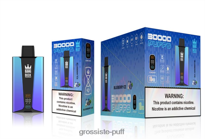 Bang Box 30000 Puffs Smart Screen Blueberry Ice L6HJ6679