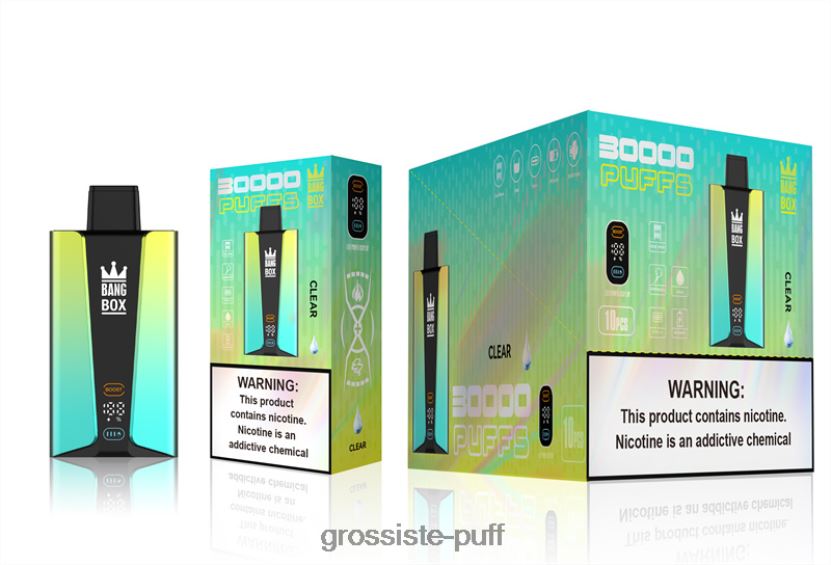 Bang Box 30000 Puffs Smart Screen Clear L6HJ6676