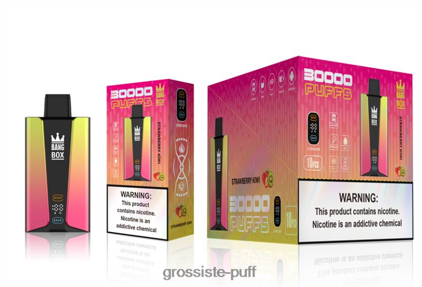 Bang Box 30000 Puffs Smart Screen Strawberry Kiwi L6HJ6674