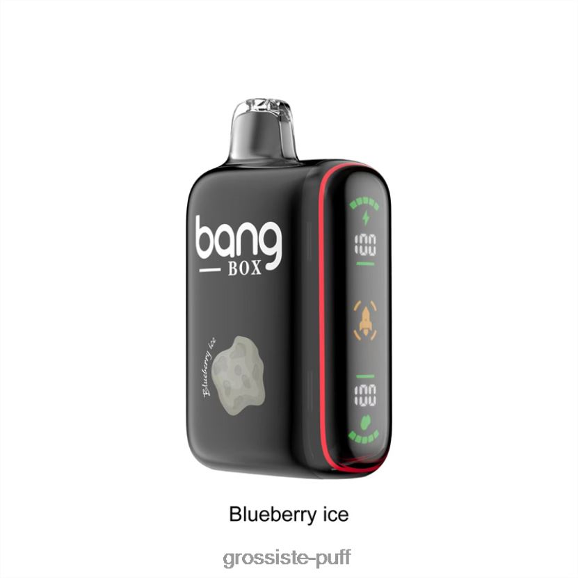 Bang Box 9000-18000 Puffs Intelligent Power Display Blueberry Ice L6HJ6632