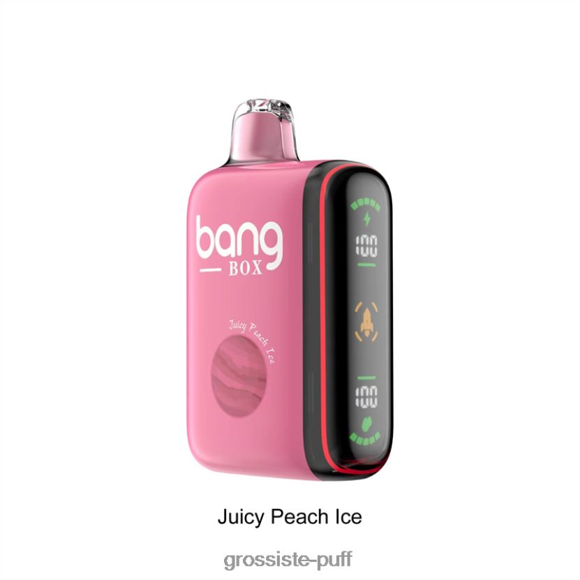 Bang Box 9000-18000 Puffs Intelligent Power Display Juicy Peach Ice L6HJ6629