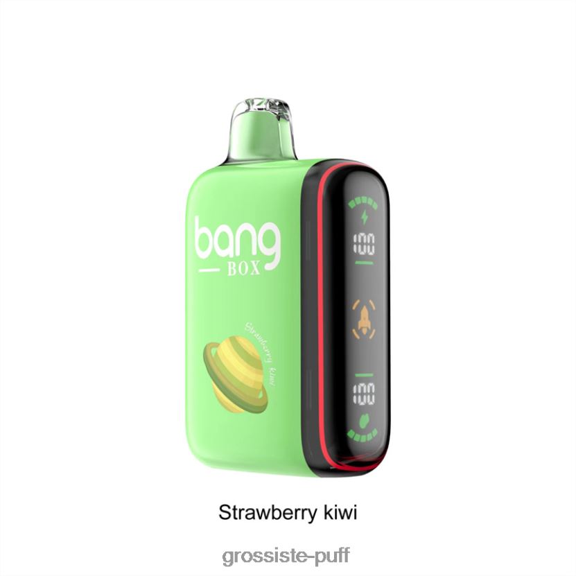 Bang Box 9000-18000 Puffs Intelligent Power Display Strawberry Kiwi L6HJ6627