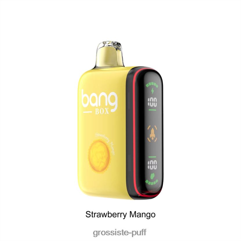 Bang Box 9000-18000 Puffs Intelligent Power Display Strawberry Mango L6HJ6635
