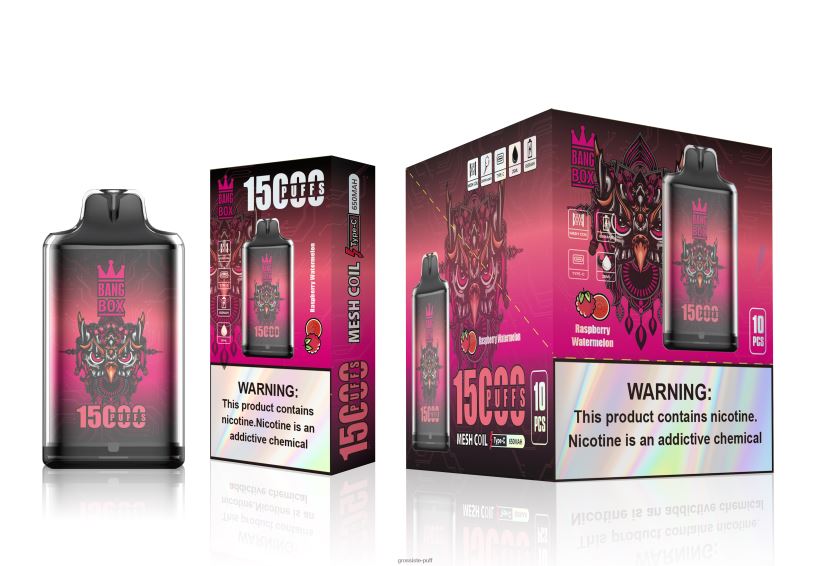 Bang Box S1-15000puff Raspberry Watermelon L6HJ66105