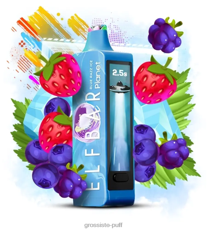 Elf Bar Planet 25000 Blue Razz Ice H6FPR15
