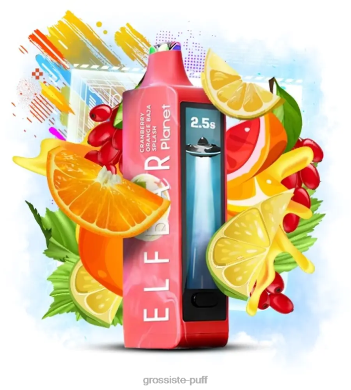 Elf Bar Planet 25000 Cranberry Orange Baja Splash H6FPR30