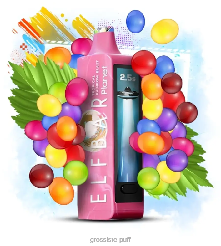 Elf Bar Planet 25000 Tropical Rainbow Blast H6FPR29