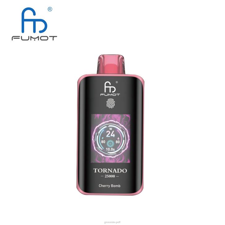 Fumot Tornado 25000 Disposable Vape Cherry Bomb D06T4