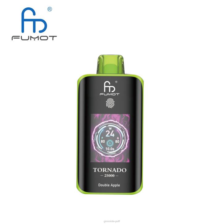 Fumot Tornado 25000 Disposable Vape Double Apple D06T5