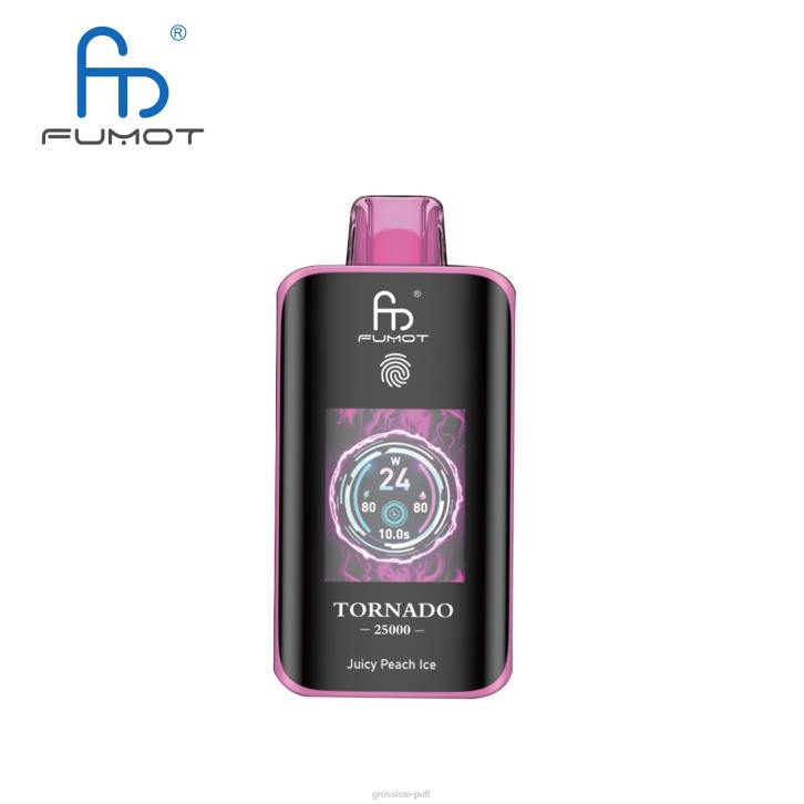 Fumot Tornado 25000 Disposable Vape Juicy Peach Ice D06T7