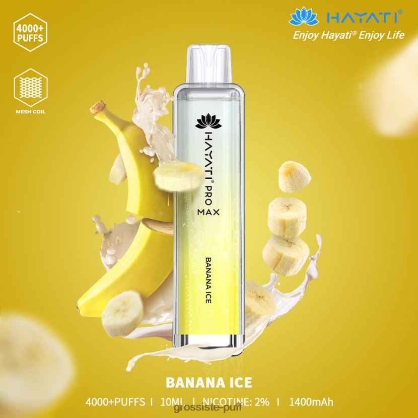 Hayati Pro Max 4000 Banana Ice 0FPL40144 Hayati Pro Max 4000 Banana Ice 0FPL40144