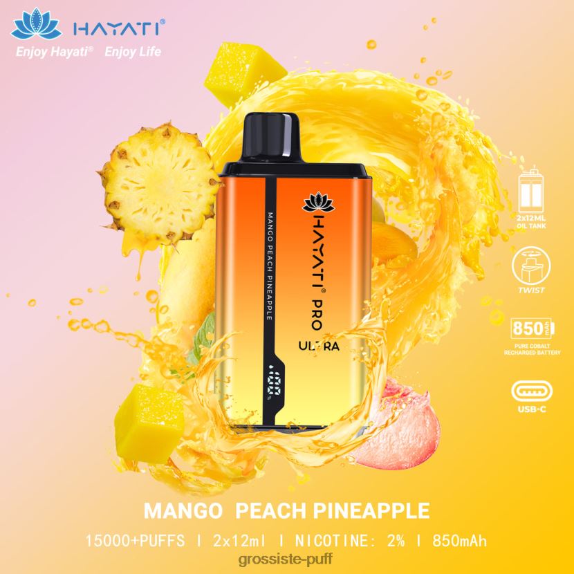 Hayati Pro Ultra Mango Peach Pineapple 0FPL40209