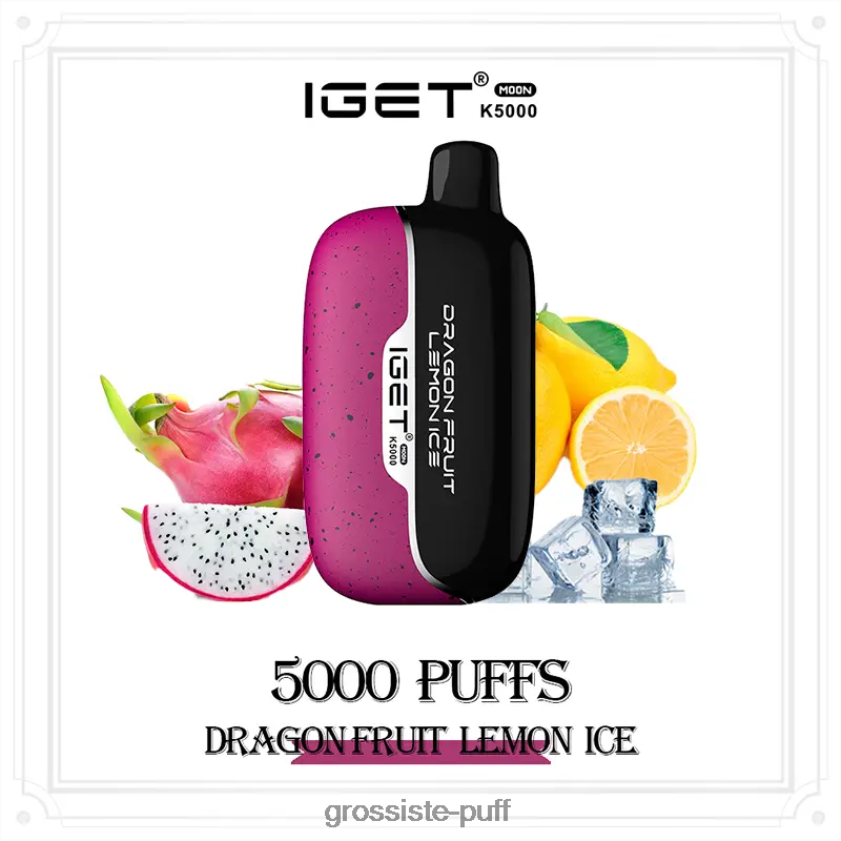 IGET Moon K5000 Dragon Fruit Lemon Ice 48JLB220
