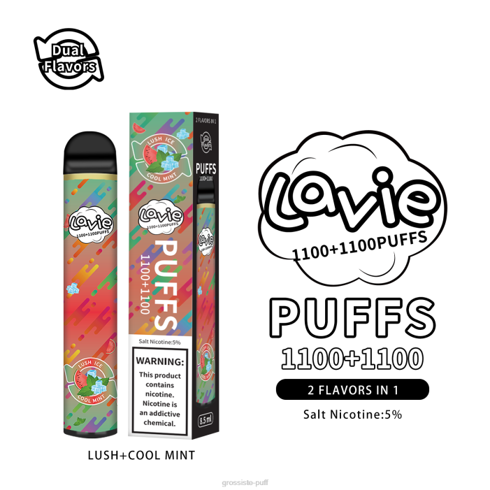 LAVIE BAR Switch 2200 Puffs Lush/Cool Mint 4068294 LAVIE BAR Switch 2200 Puffs Lush/Cool Mint 4068294