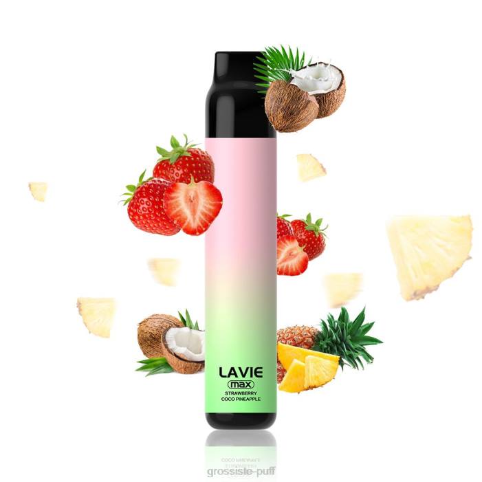 LAVIE BAR 5000 Puffs - MAX Strawberry Coco Apple 4068283
