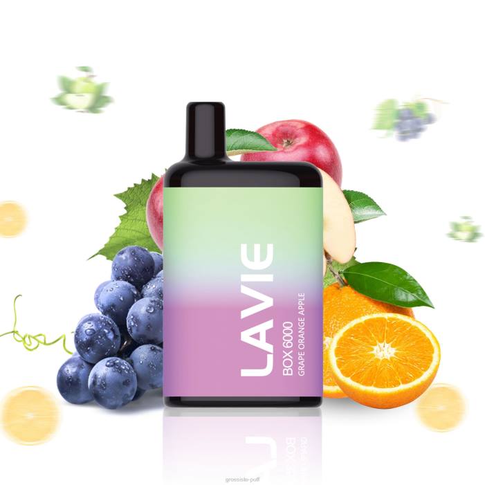 LAVIE BOX 6000 Puffs Grape Orange Apple 4068202