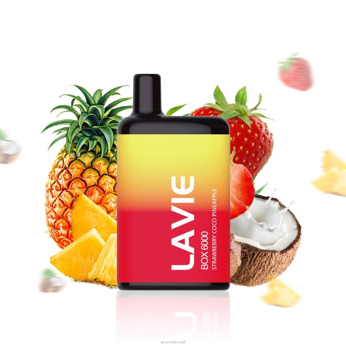 LAVIE BOX 6000 Puffs Strawberry Coco Pineapple 4068205