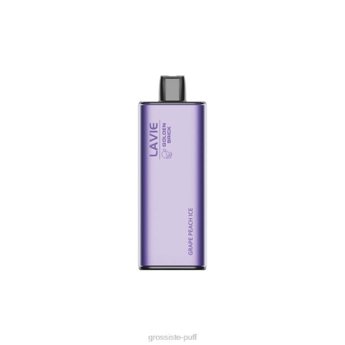 LAVIE GOLDEN BRICK 10000 Puffs Grape Peach Ice 406860