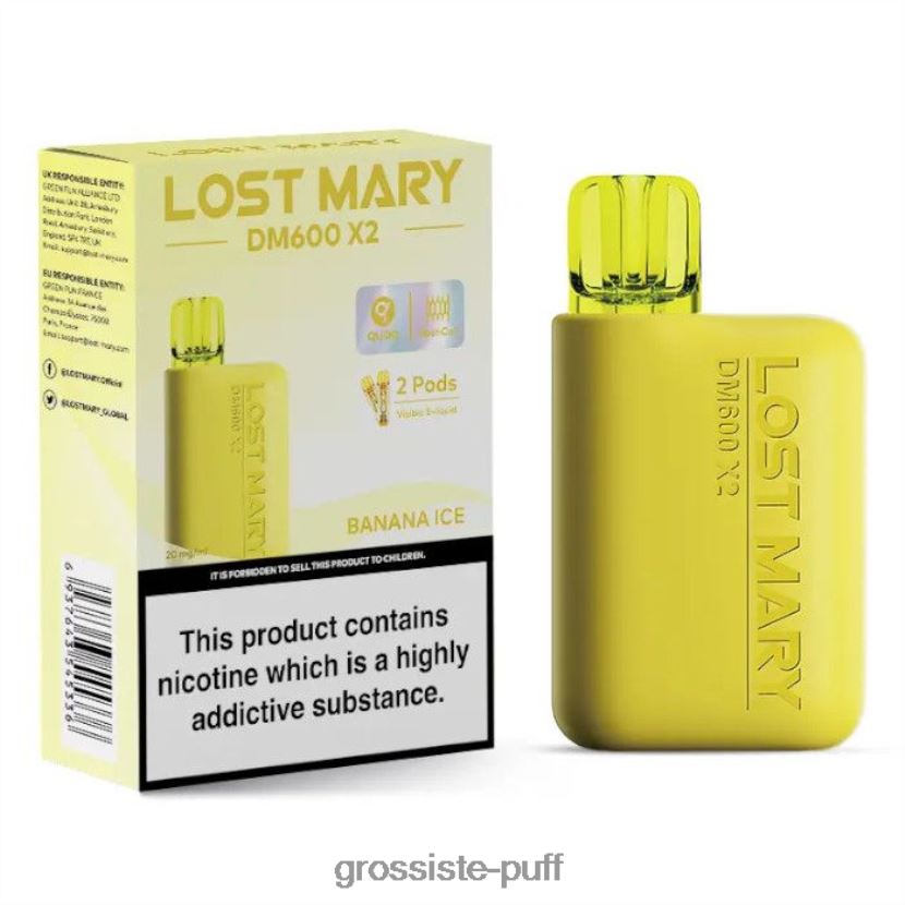 LOST MARY DM600 X2 Banana Ice 0FPL40465 LOST MARY DM600 X2 Banana Ice 0FPL40465
