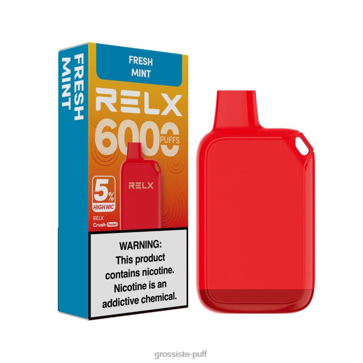 RELX Crush Pocket 6000 5% High Nic Fresh Mint 0BT8429