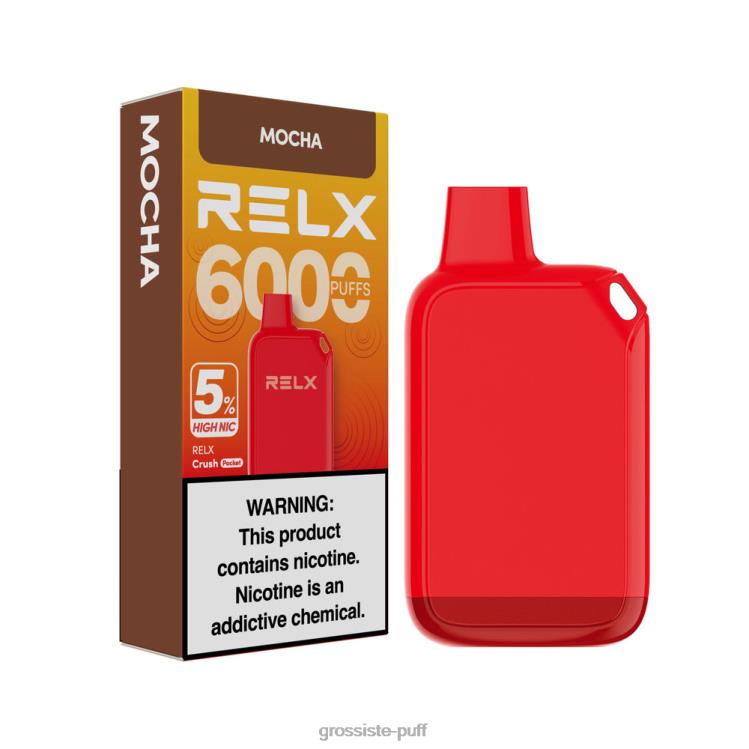 RELX Crush Pocket 6000 5% High Nic Mocha 0BT8425