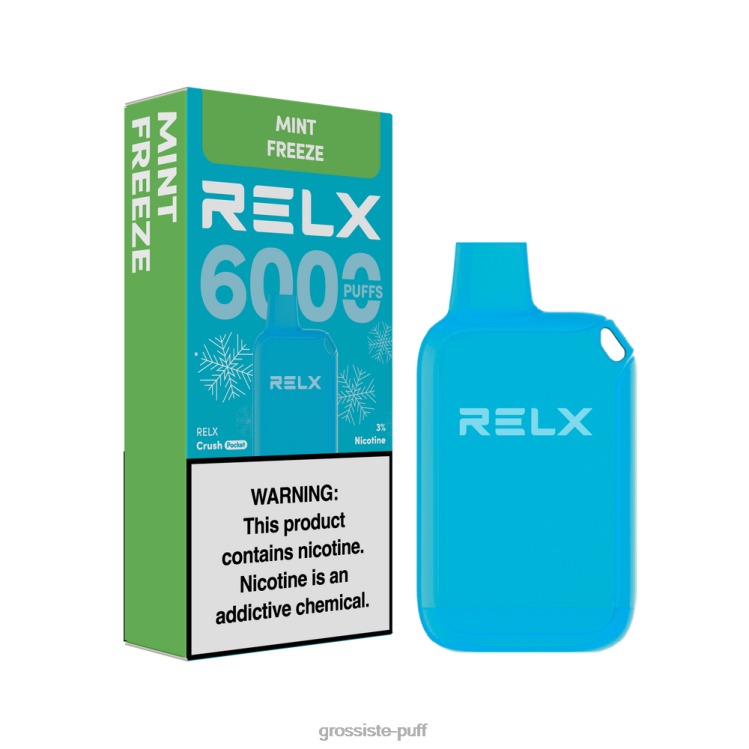 RELX Crush Pocket 6000 Icy Mint Freeze 0BT8412