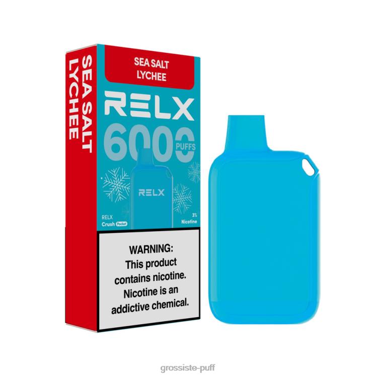 RELX Crush Pocket 6000 Icy Sea Salt Lychee 0BT8414