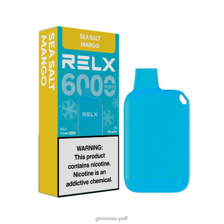 RELX Crush Pocket 6000 Icy Sea Salt Mango 0BT8413