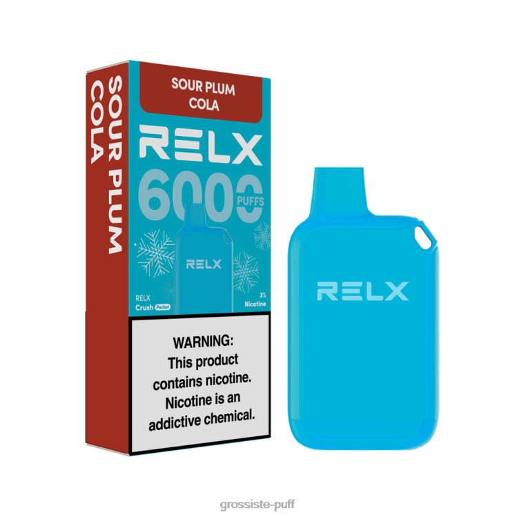 RELX Crush Pocket 6000 Icy Sour Plum Cola 0BT8419