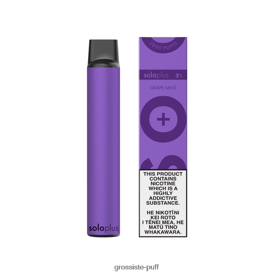 Solo Plus Disposable Vape Grape Mint V40FZJ27