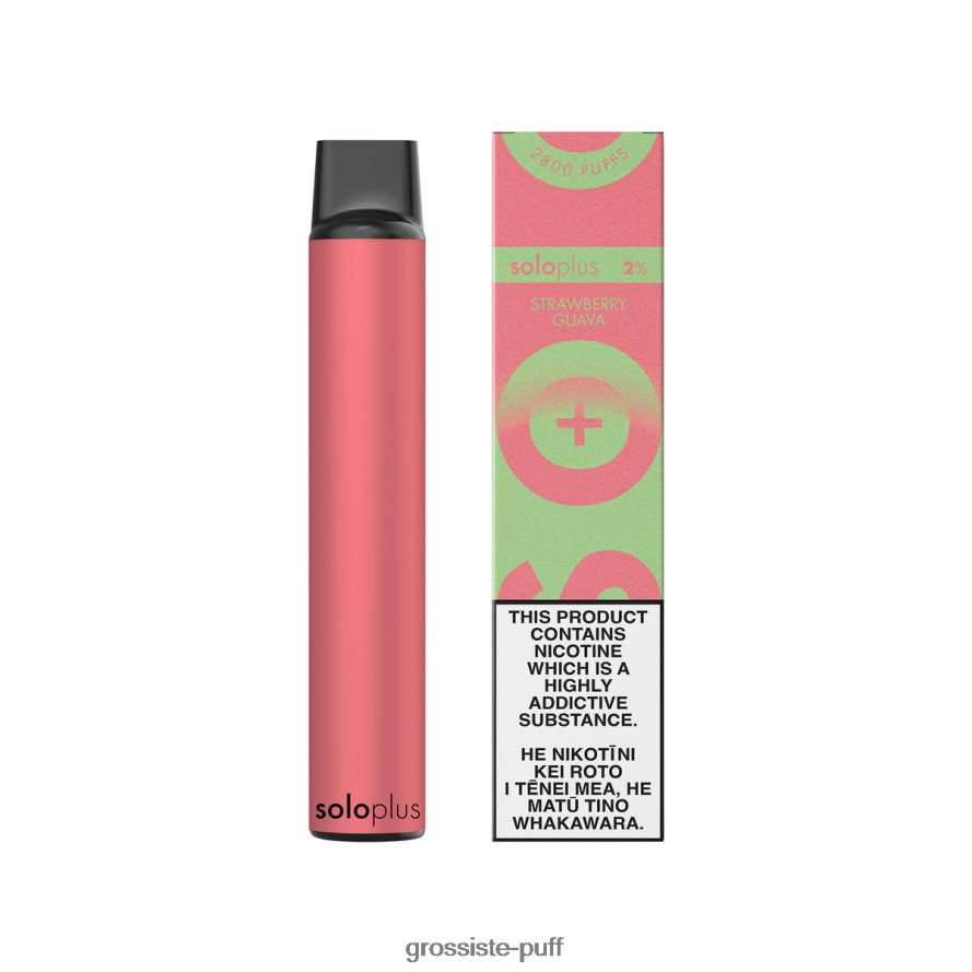 Solo Plus Disposable Vape Paradise Collection Strawberry Guava V40FZJ37