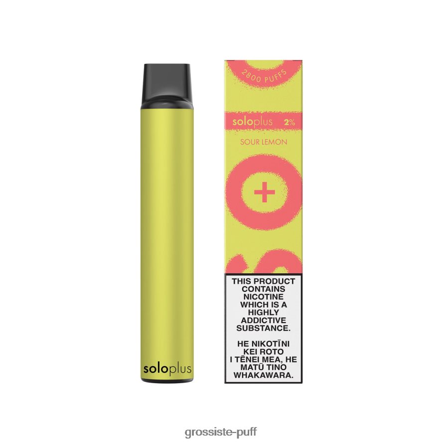 Solo Plus Disposable Vape Sour Lemon V40FZJ36