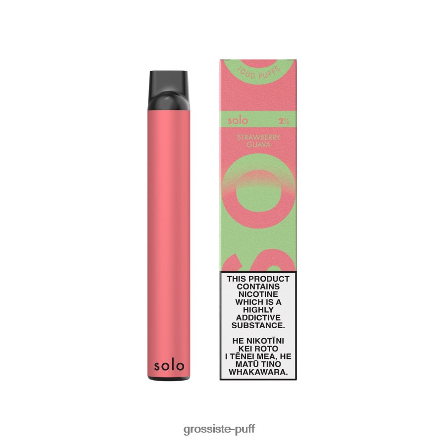 Solo Disposable Vape Paradise Collection Strawberry Guava V40FZJ21