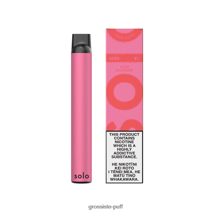 Solo Disposable Vape Sour Raspberry V40FZJ13