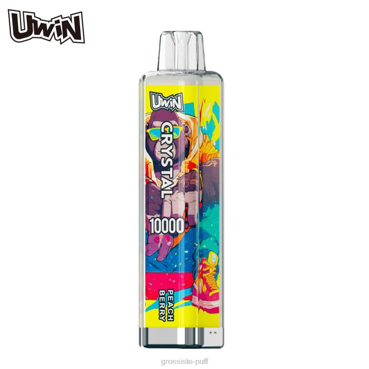 UWIN CRYSTAL 10000 DISPOSABLE VAPE Peach Berry 24ZT12