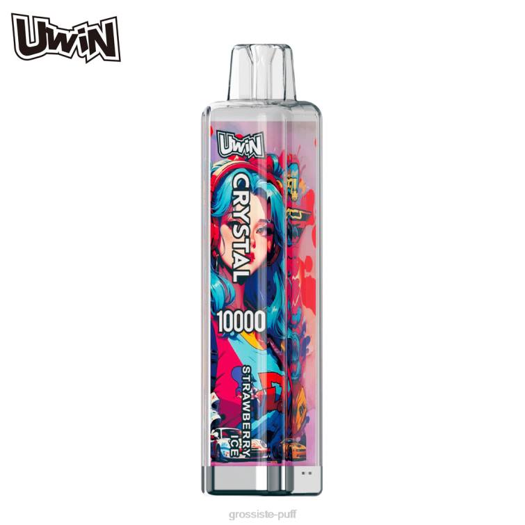 UWIN CRYSTAL 10000 DISPOSABLE VAPE Strawberry Ice 24ZT9