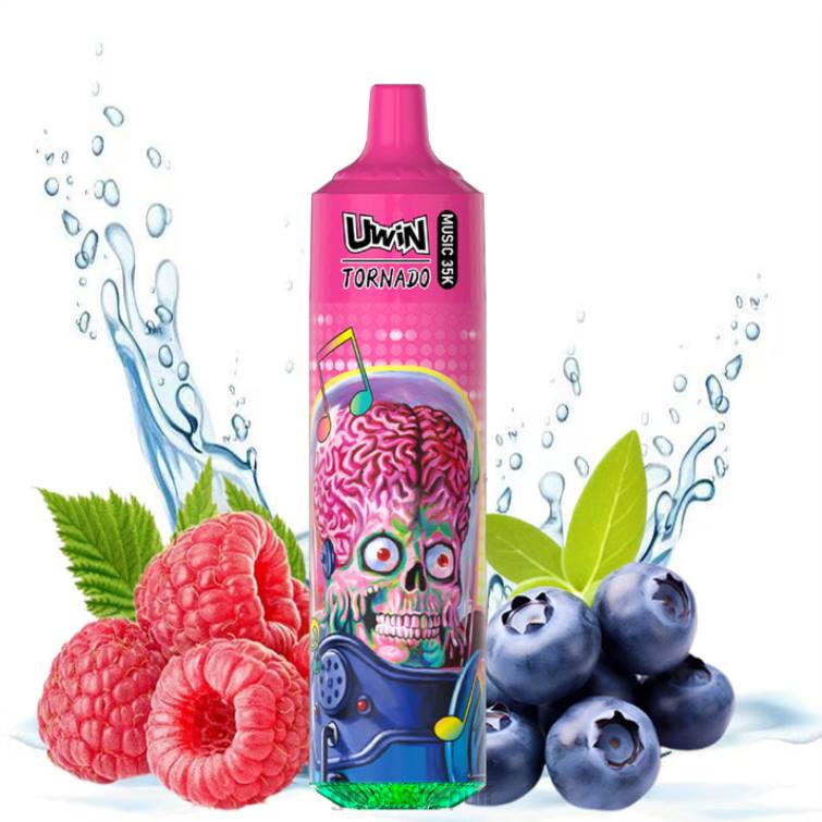UWIN CRYSTAL 35K DISPOSABLE VAPE Blueberry Raspberry 24ZT16