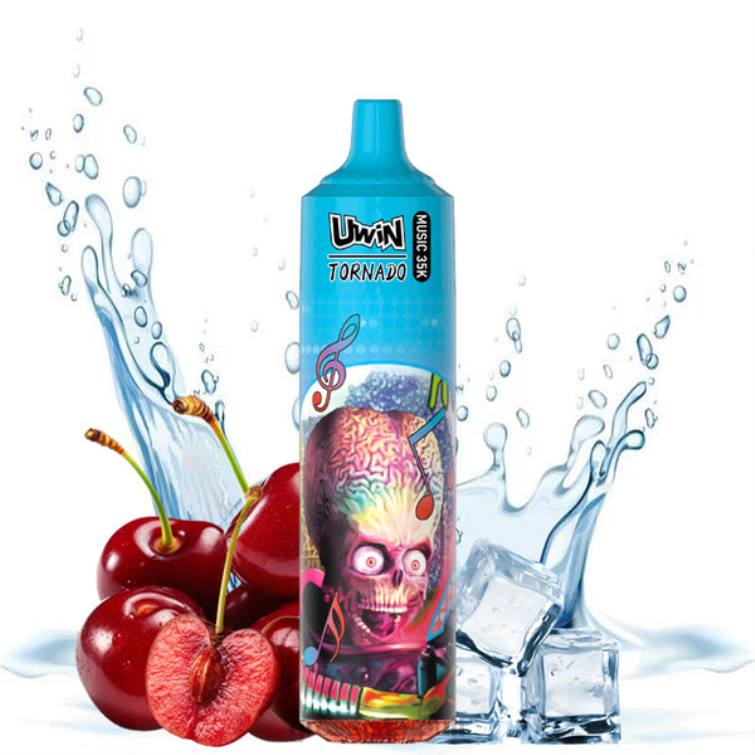 UWIN CRYSTAL 35K DISPOSABLE VAPE Cherry Ice 24ZT21